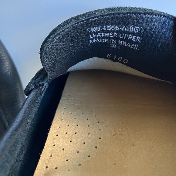 Marc Joseph Stafford Leather Loafer Size 8 Black Slip On Office Business Wedding - Picture 3 of 11